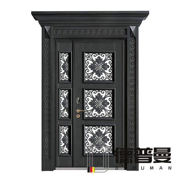 高端別墅子母玻璃鑄鋁門