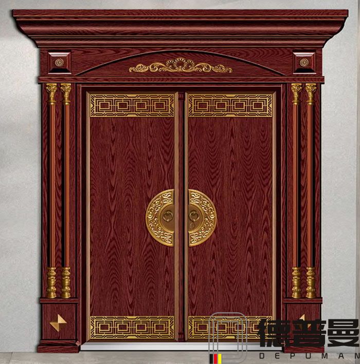 中式復古別墅門